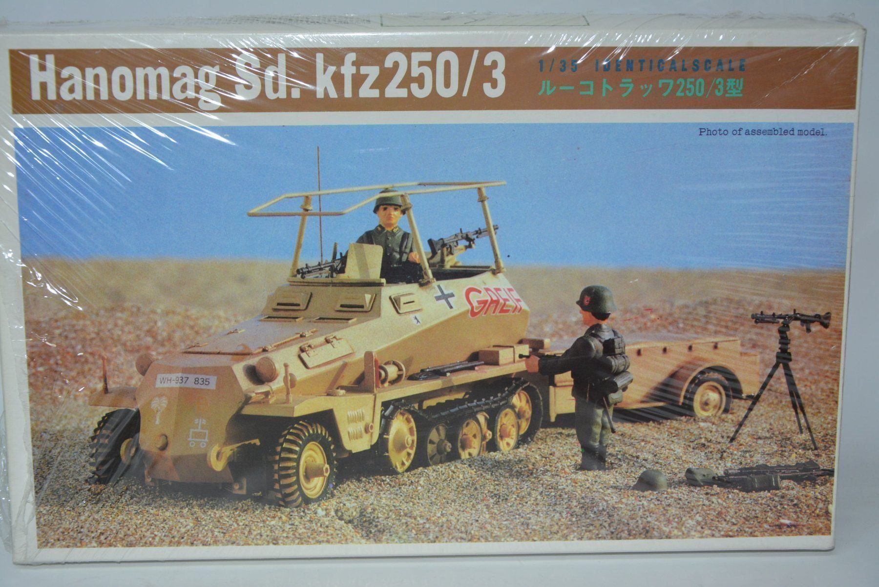 Hanomag Modellini d'auto: Hanomag Sd. kfz250/3 , Bausatz , 1:35 – Nuovo e nell'imballaggio originale da Goldach venduto da Feivel9