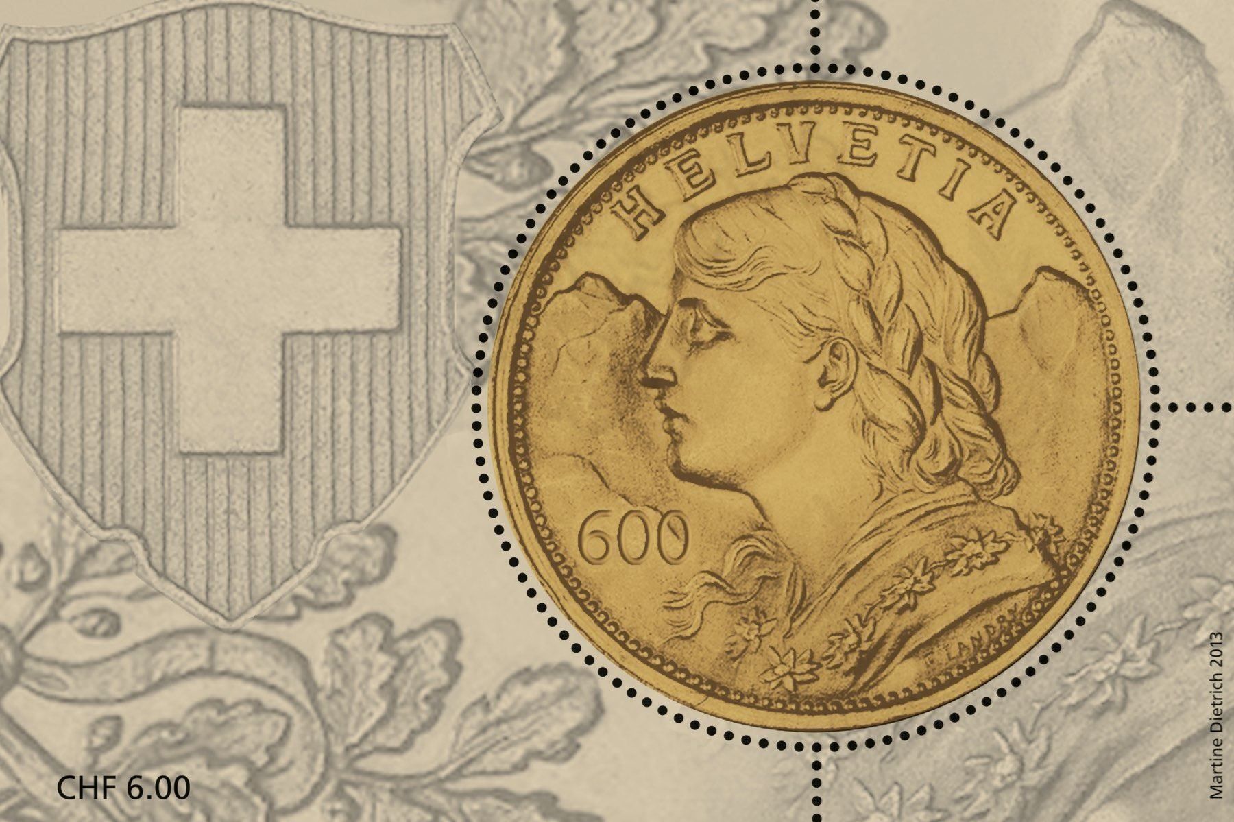 Tutti i francobolli: 10 x Goldvreneli Briefmarke – Nuovo (secondo la descrizione) da Grafenort venduto da Solar11