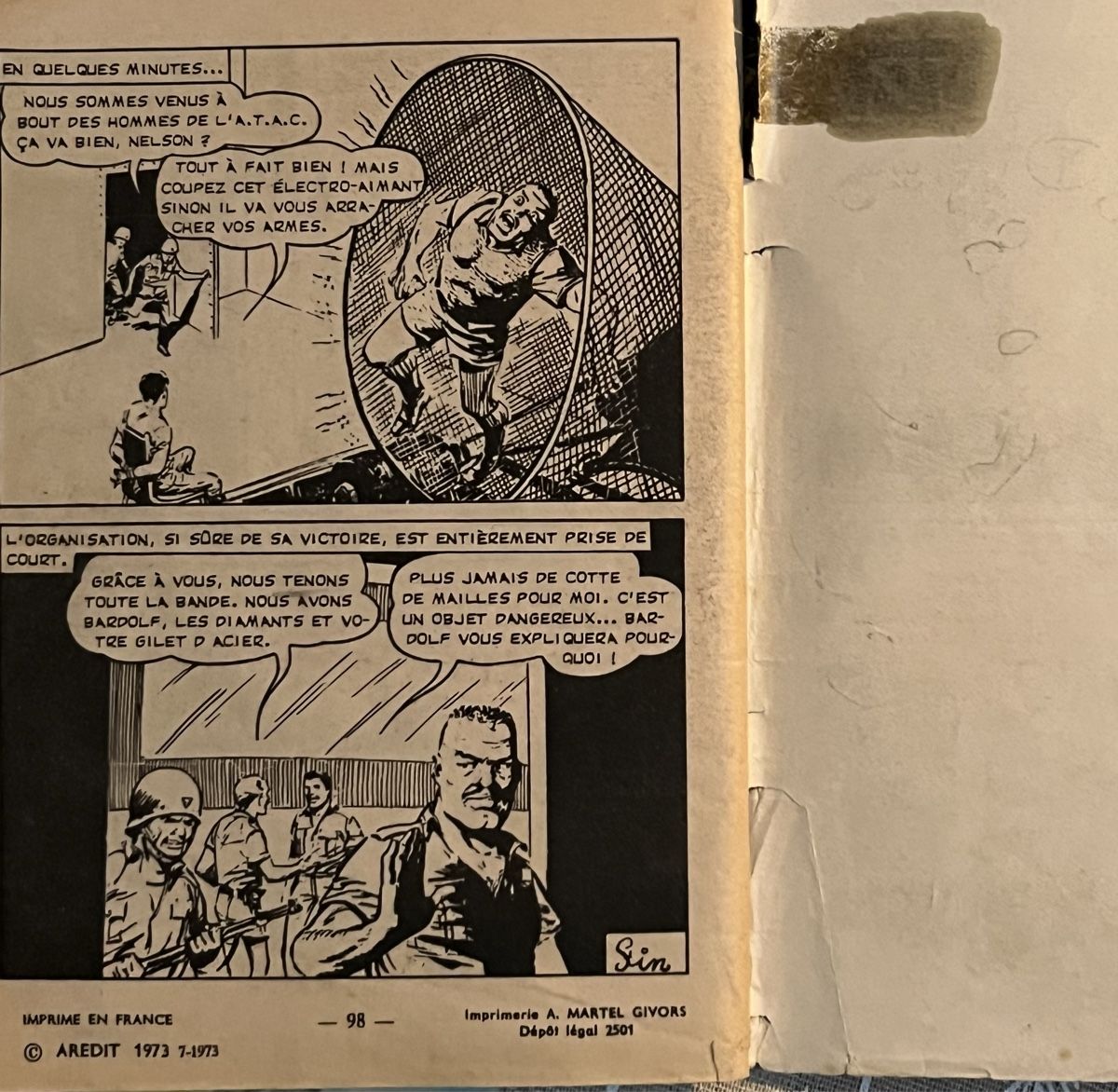 Fumetti: Collection BD vintage - Commando, Rapaces, Bonanza etc – Usato da La Tour-de-Peilz venduto da Pansy02 3