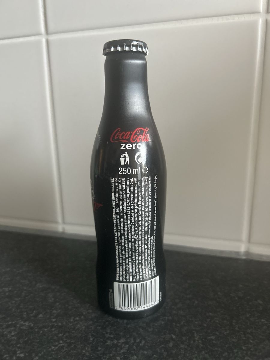 Coca-Cola Autres articles pour la maison: Bouteille Coca-Cola Zero Skyfall 007, Edition Limitée – Neuf (Voir description) à Carouge GE par Emilynette 1