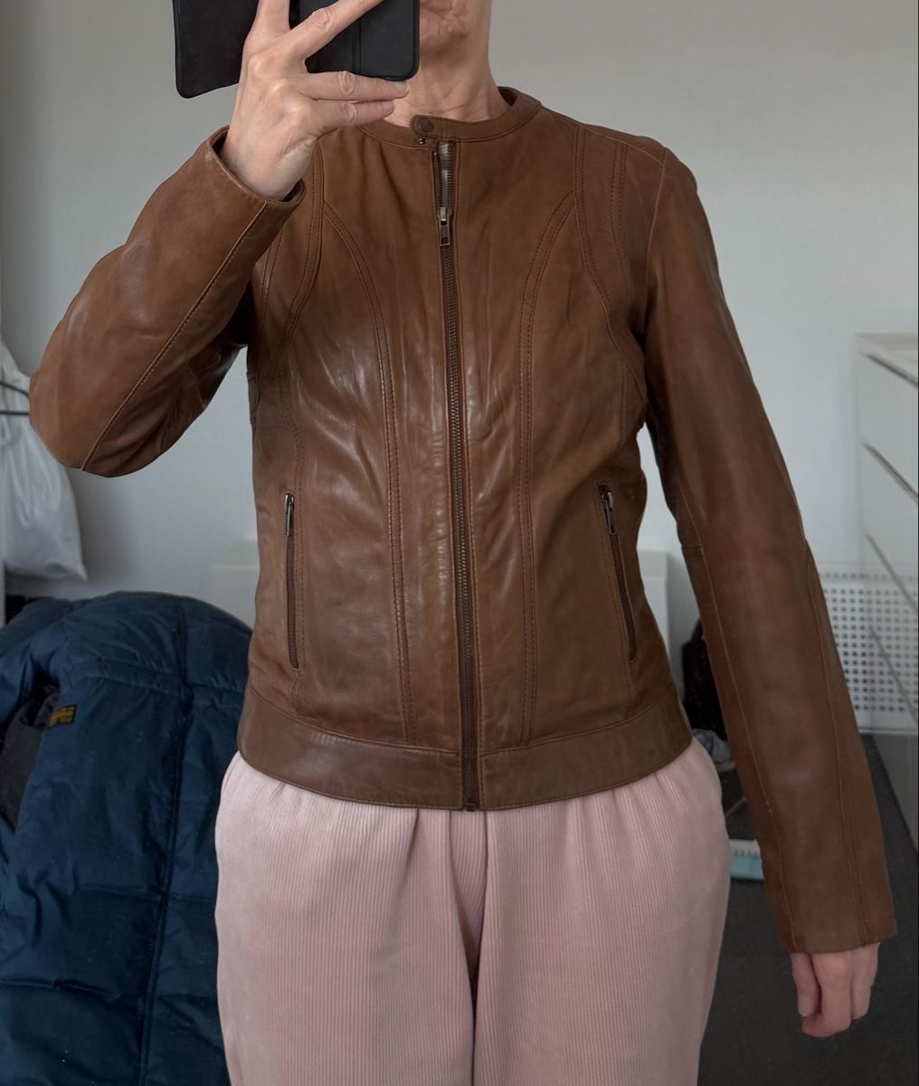 Nafnaf Giacche: Neue Lederjacke von Naf Naf, Grösse 36 – Nuovo e nell'imballaggio originale da Zürich venduto da Sunset69 1