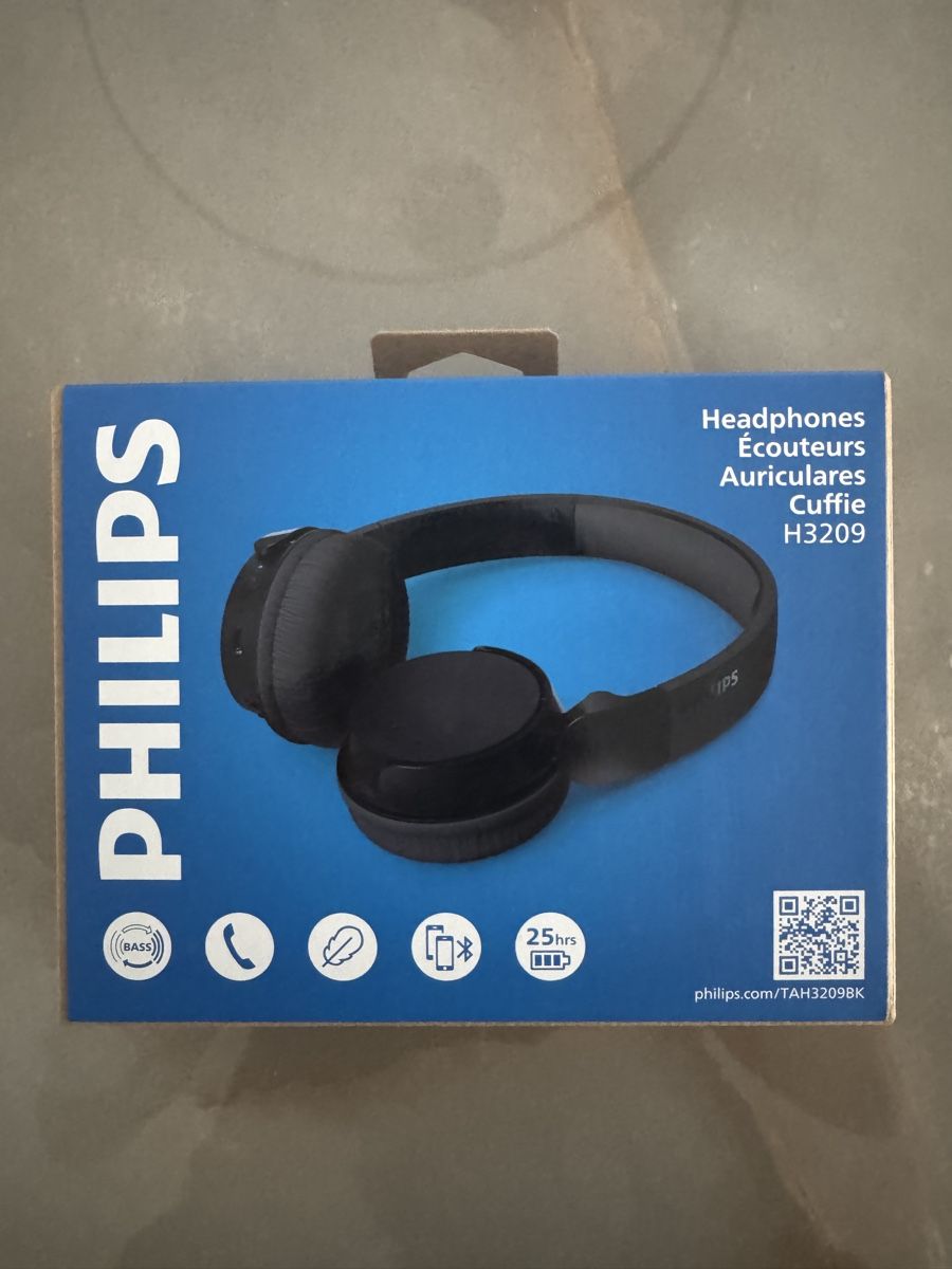 Cuffie: Philips Kopfhörer H3209 schwarz neu – Nuovo e nell'imballaggio originale da Hinwil venduto da YPMK61