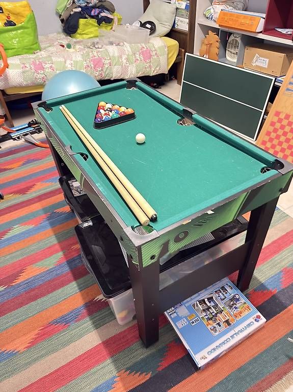 Giochi: Vendo calcetto balilla multi giochi  – Usato da Giubiasco venduto da Vaughn6387 4