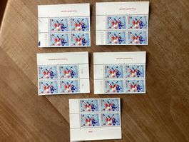 20x Fr. -.90 Briefmarken Frankatur Eishockey WM 1990