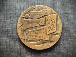 SGB/USS ERINNERUNG AN DEN GENERALSTREIK  1918/1968
