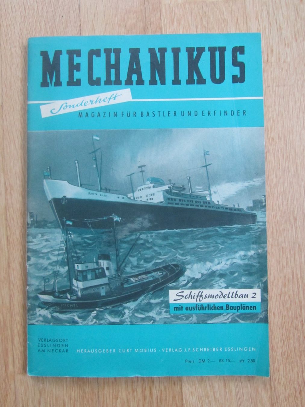 Revues & Magazines: Mechanikus Sonderheft Schiffsmodellbau mit Bauplan – D'occasion à Seengen par mikelele