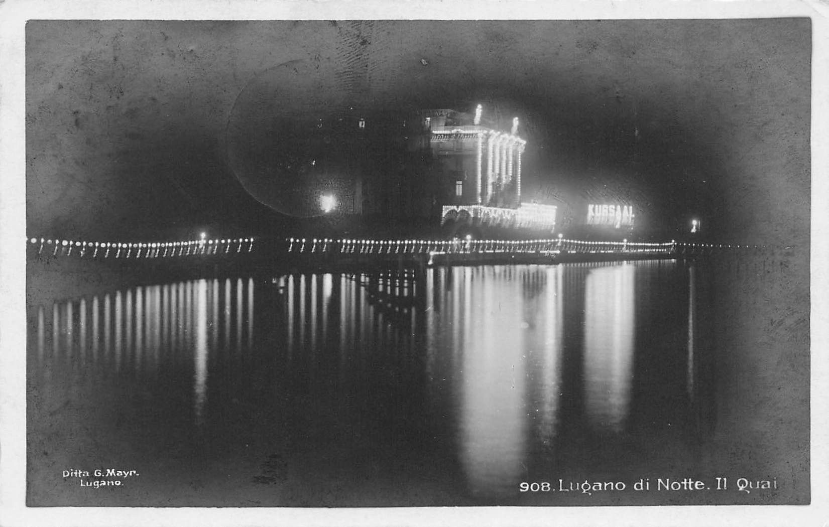 Cartes postales: Lugano di notte – D'occasion à Biasca par Blenio71