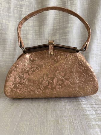 Vintage Handtasche, feines Leder, Top Zustand!
