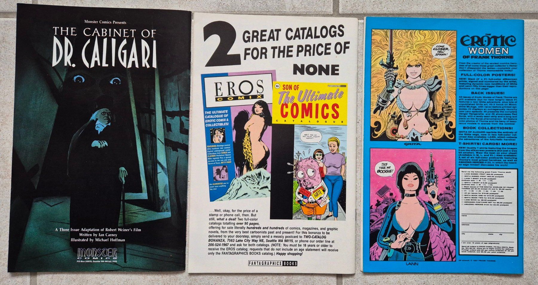 Comics: Erotik Comic Sammlung "Liz and Beth" -  Eros Comix 1991 – Neu (gemäss Beschreibung) aus Winterthur von Wolfensberg 1