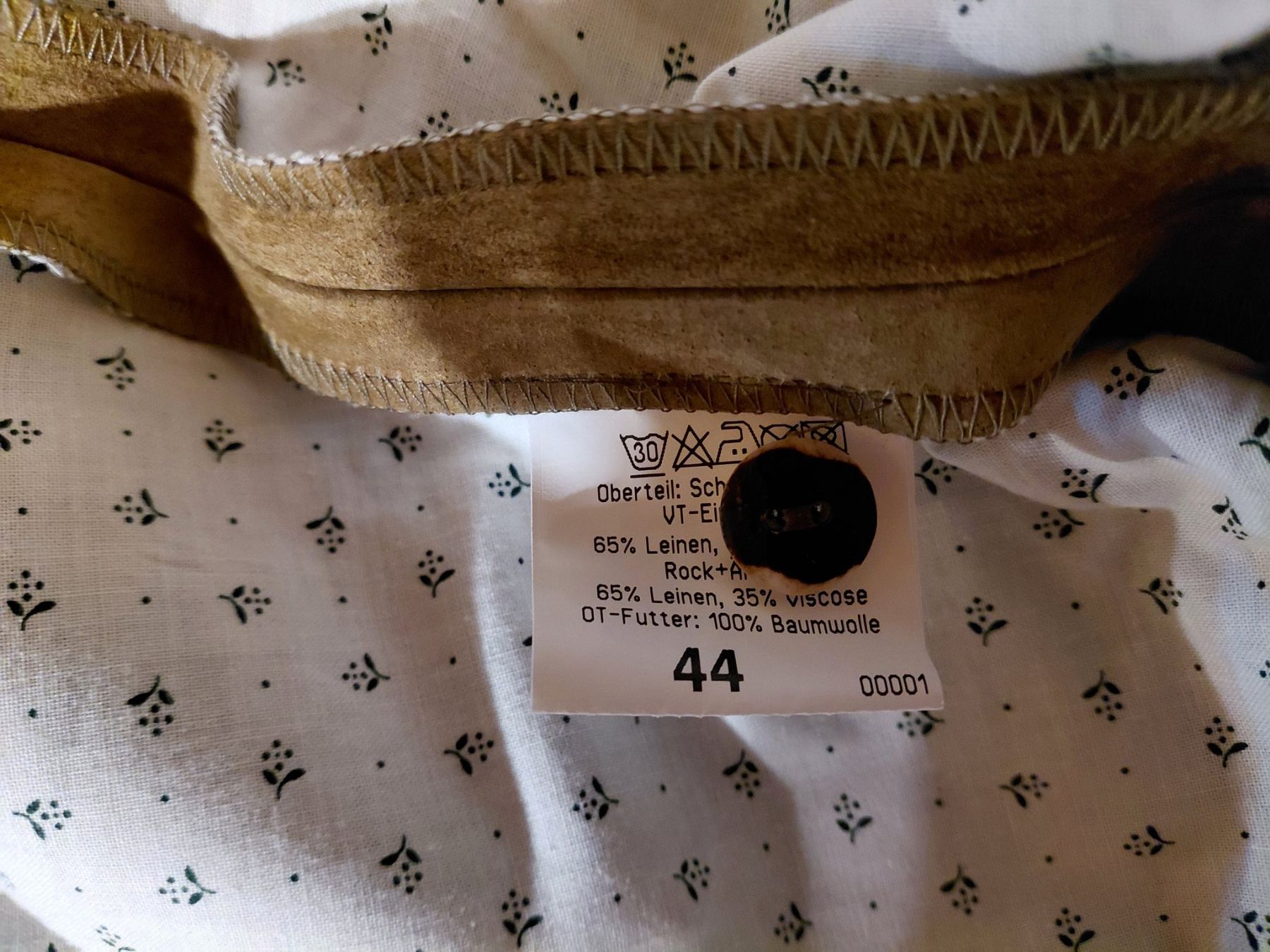 Vestiti: Dirndl Leinen & Leder – Nuovo (secondo la descrizione) da Wolfisberg venduto da Flaeki 2