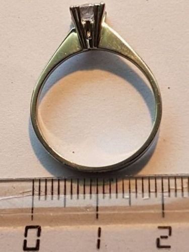 Bagues: Edler Solitärring mit 1 Brillant – Neuf (Voir description) à Unterägeri par Altgoldschmuck 7