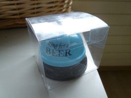 neue Glocke blau Ring for a Beer  Tischglocke Hotelglocke