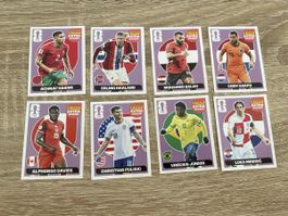 Lot de 8 extra stickers 