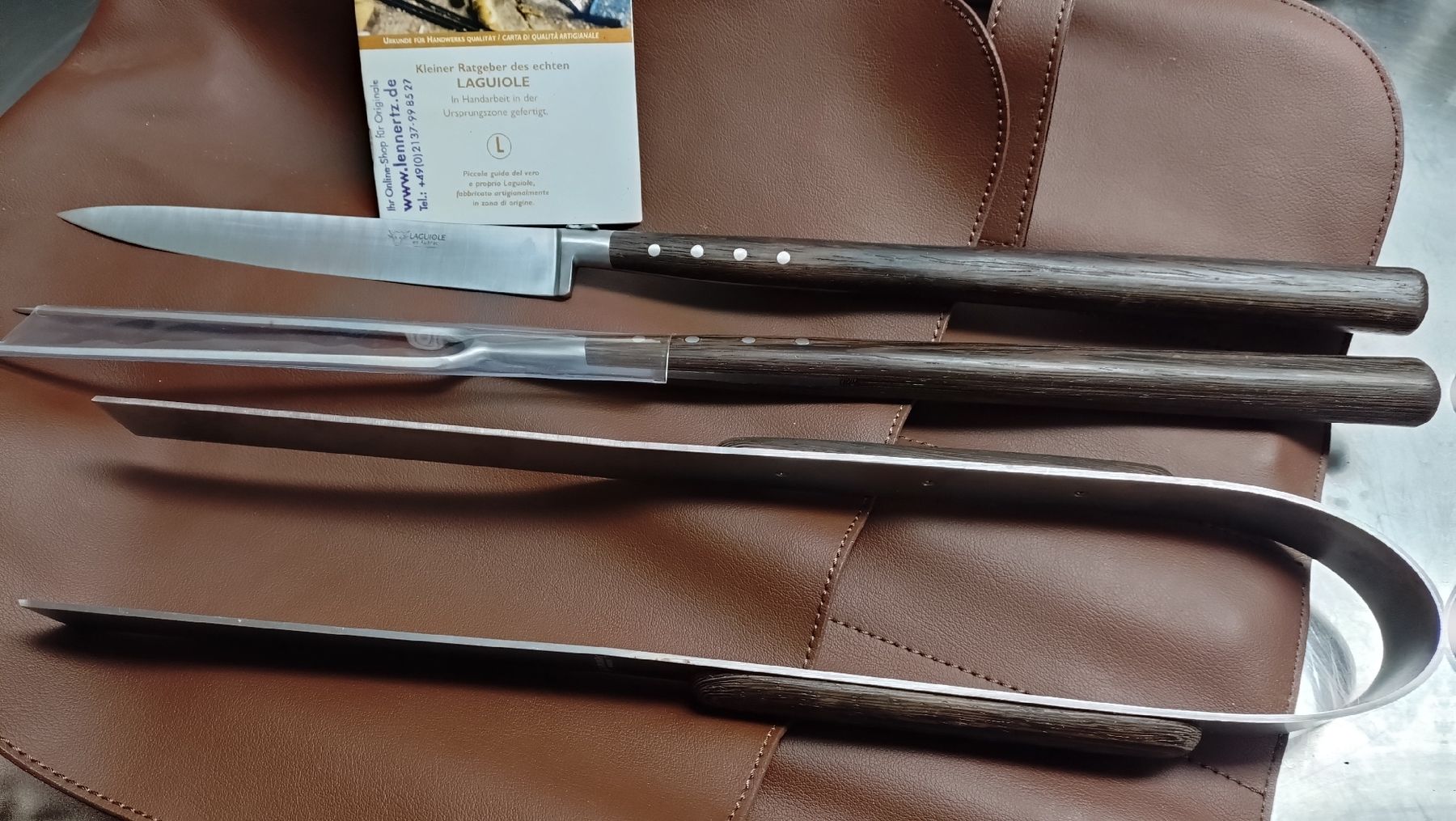 Laguiole Coltelli da cucina: Laguiole ein Aubrac Luxus Grillbesteck – Nuovo (secondo la descrizione) da Dulliken venduto da fel_xk2r 2