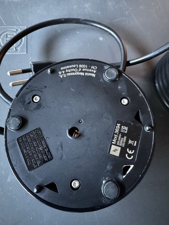 Couvercle Et Fouet Mousseur à Lait Nespresso Aeroccino 3 - Pièces Détachées OEM - Occasion