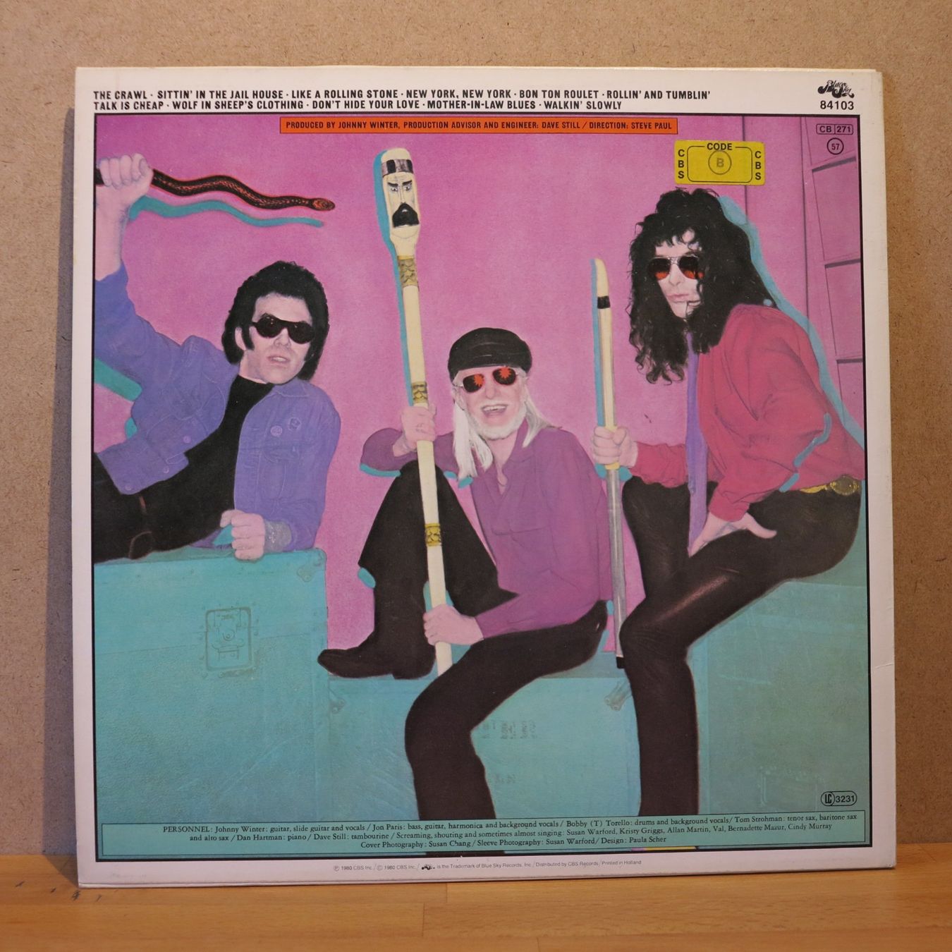 Dischi in vinile: Johnny Winter - Raisin Cain / LP – Usato da Zürich venduto da Naim60 1