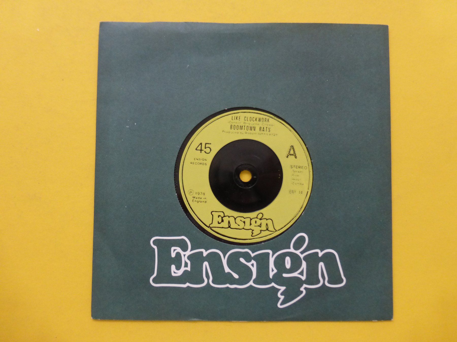 Dischi in vinile: Boomtown Rats – Like Clockwork – Usato da Zürich venduto da Swiss57