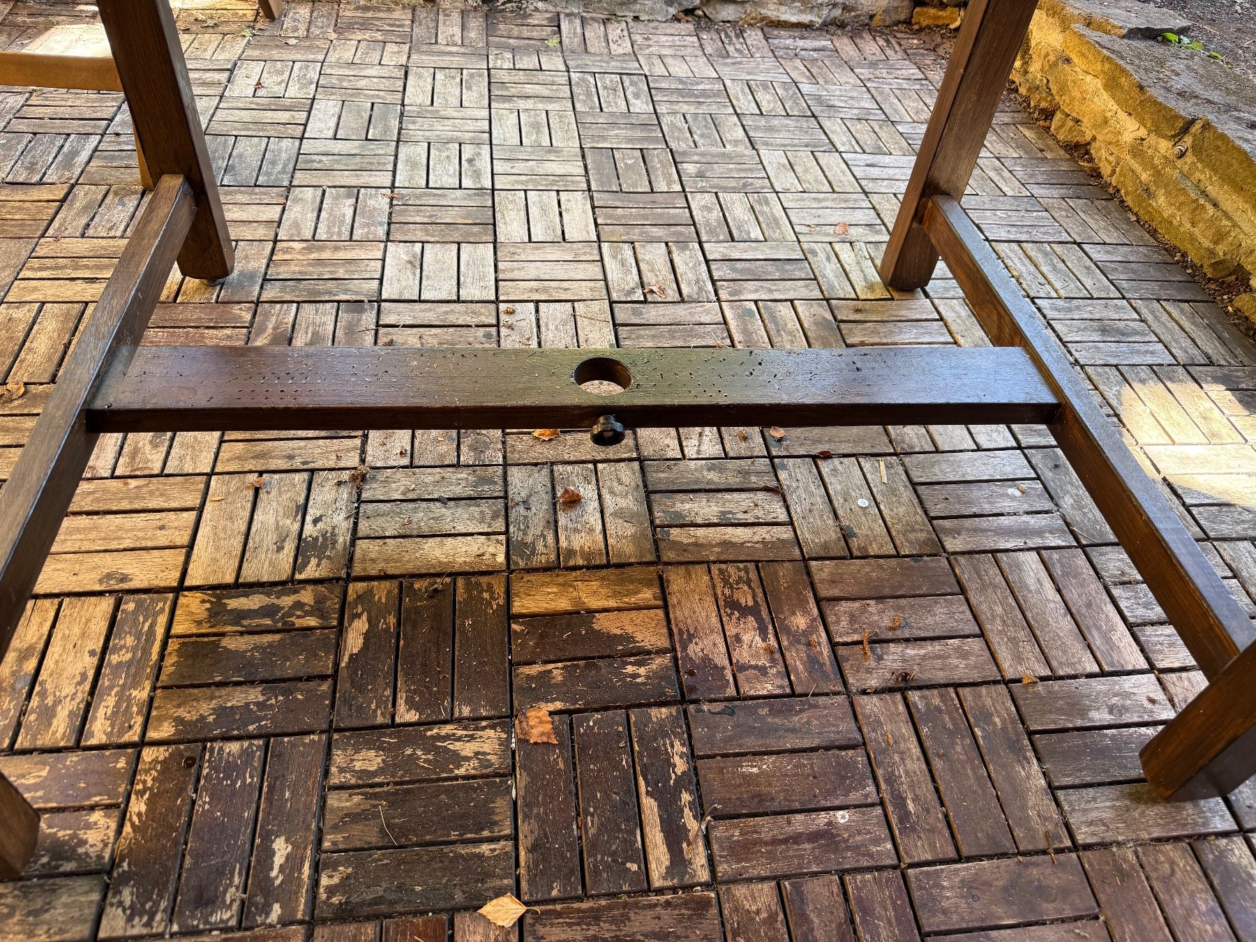 Tavoli: Table de jardin en bois avec rallonge – Usato da La Chaux-de-Fonds venduto da lolo1963 3