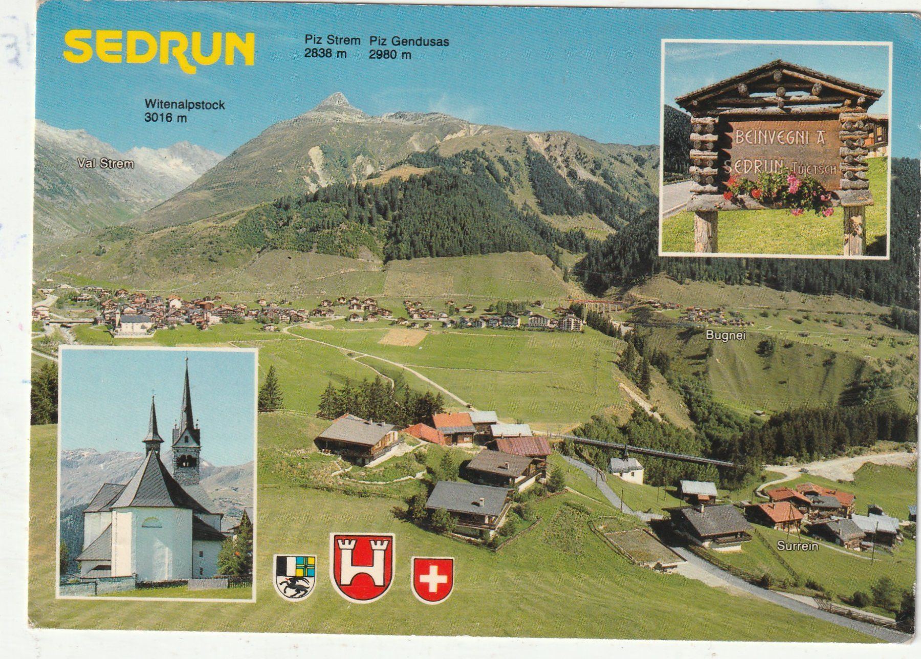 Ansichtskarten: Sedrun Sommer – Gebraucht aus Lumbrein von made02