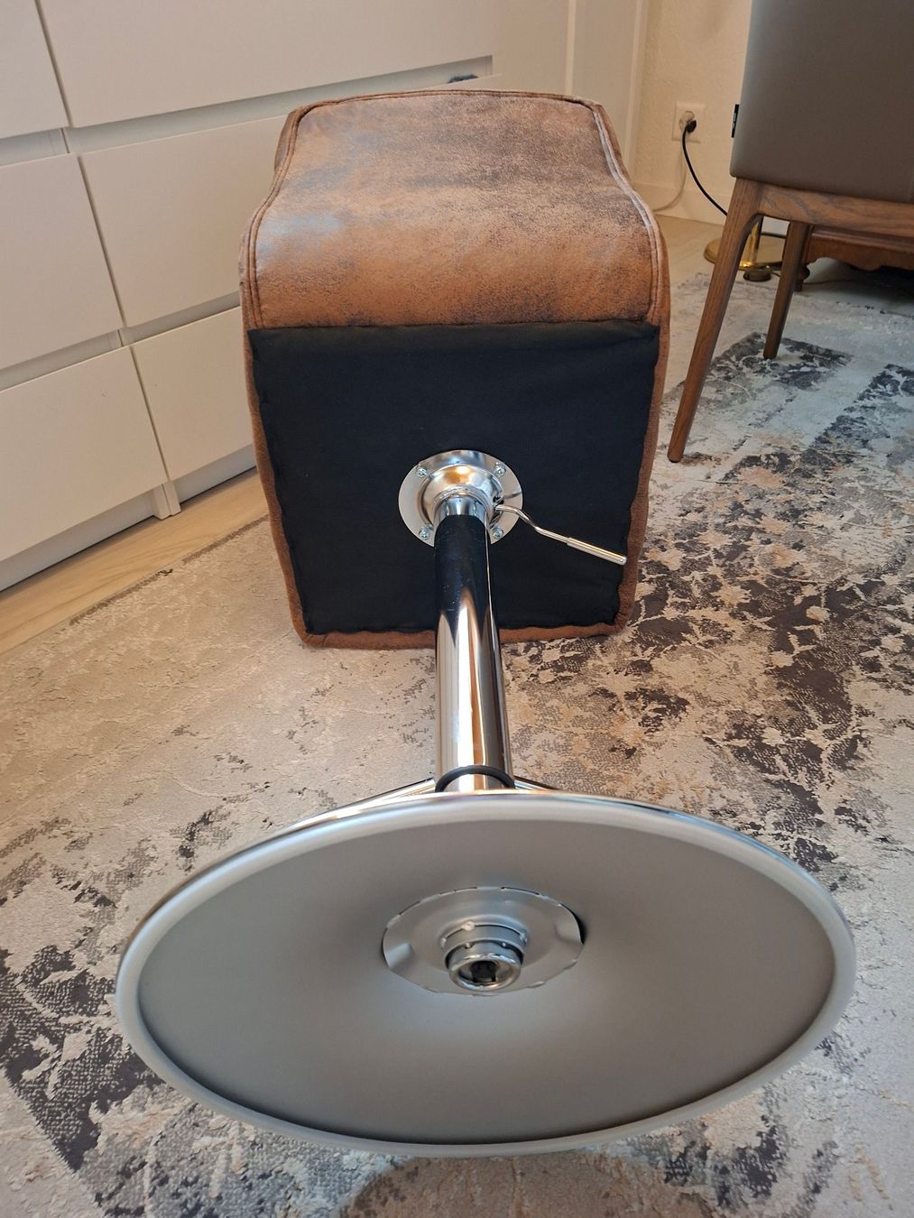 Sgabelli: Duo de tabourets cognac & chrome – Usato da Tentlingen venduto da danielmess 3