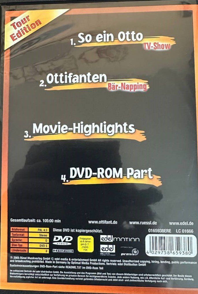 Tutti i DVDs: Otto 3 mal Otto & Plüsch Ottifant – Usato da Beringen venduto da Mantafisch1 1