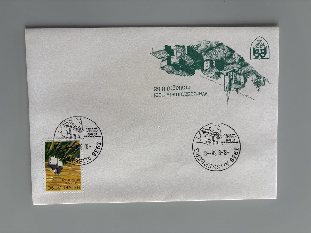 Alle Briefmarken: Couvert Ersttagsausgabe 8.8.88-8 – Neu und originalverpackt aus Unterengstringen von hab_dyp5