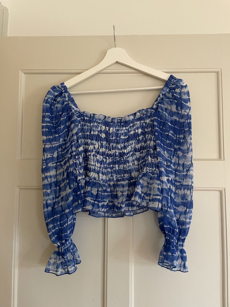 Zara Top: Zara Sommer Top Tie-Dye Gr. S – Usato da Zürich venduto da katidust 1