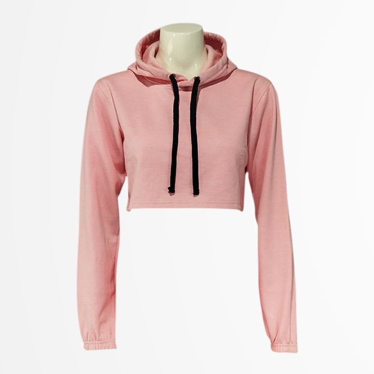 SUMWON Sweat à Capuche Court Pour Enfants Avec Ourlet Brut | Mode En