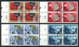1985, Viererblöcke, ET, Sonderpostmarken I