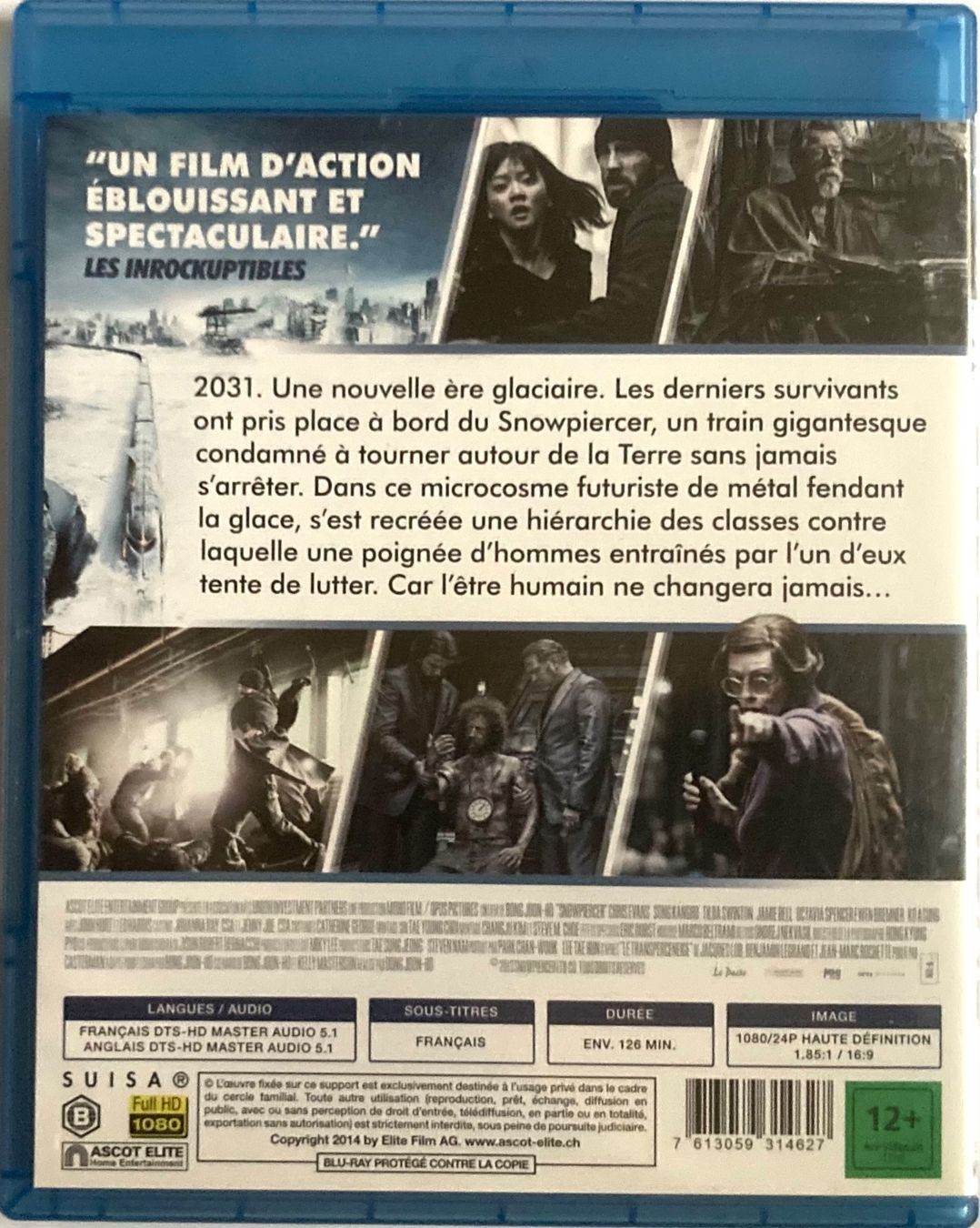 Tutti i DVDs: SNOWPIERCER (LE TRANSPERCENEIGE) – Usato da Poliez-Pittet venduto da Newtown-Records 1