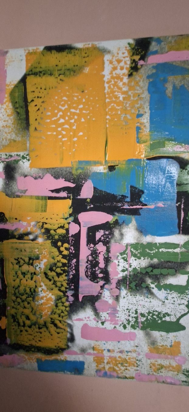 Dipinti: Gemälde Sommerfarben handmade 43×47 – Nuovo (secondo la descrizione) da Riehen venduto da Steinbock1970 2