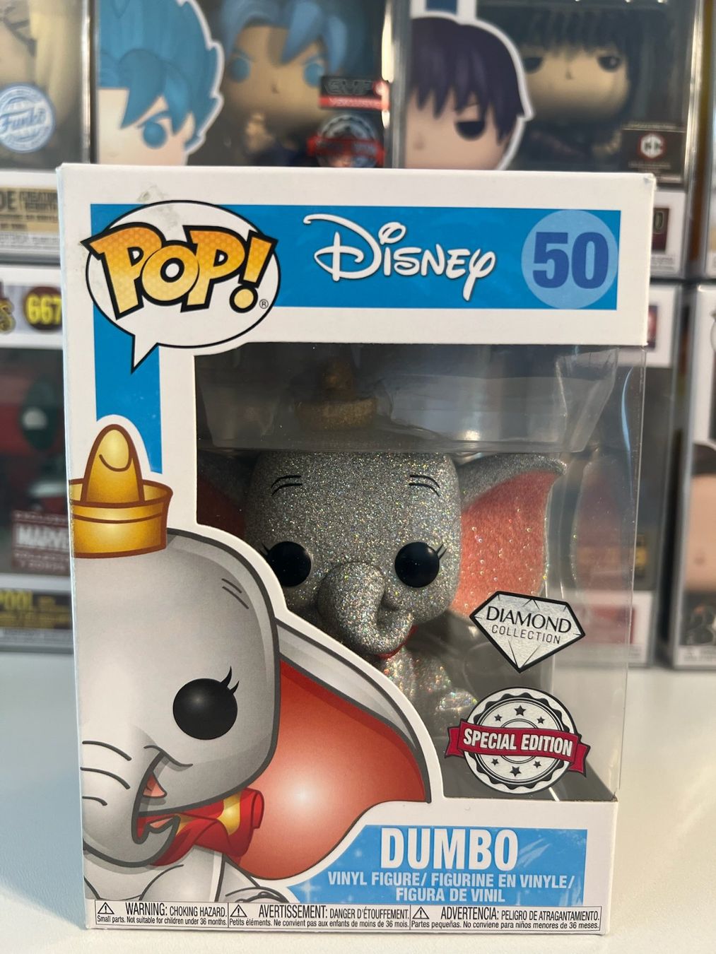 Funko Figuren: Funko POP! Disney Dumbo Diamond Edition Limitée – Neu und originalverpackt aus Le Mouret von perfectbijou