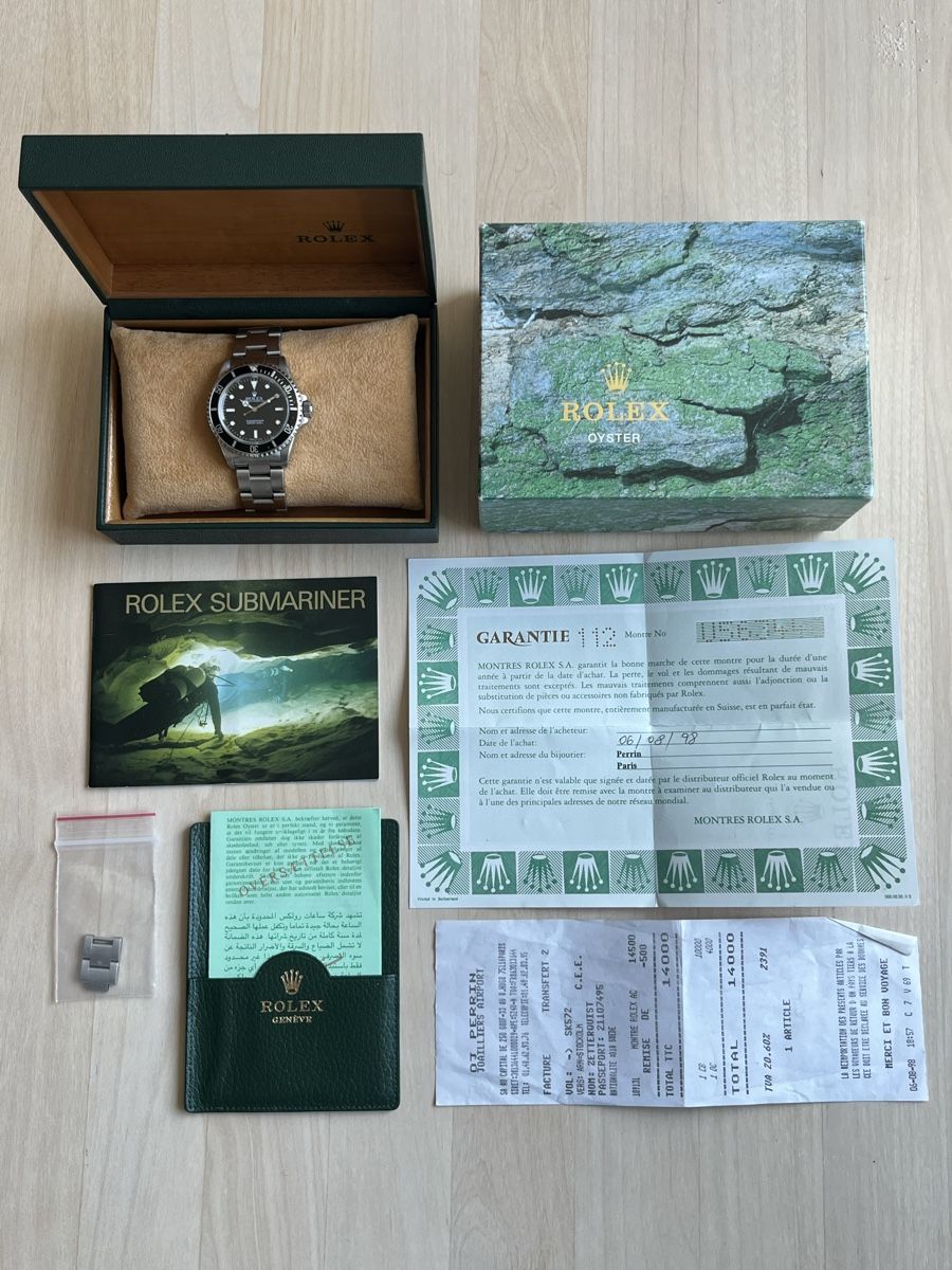 Rolex Orologi: Rolex Submariner, reference 14060 with box & certificate – Usato da Basel venduto da hmod 8