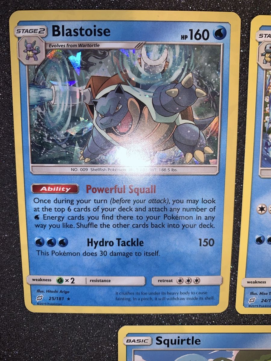 Pokémon Sammelbilder & Trading cards: Ab 1.- Blastoise Holo, Squirtle Wartortle set  – Gebraucht aus Bironico von ars_z6lb 5