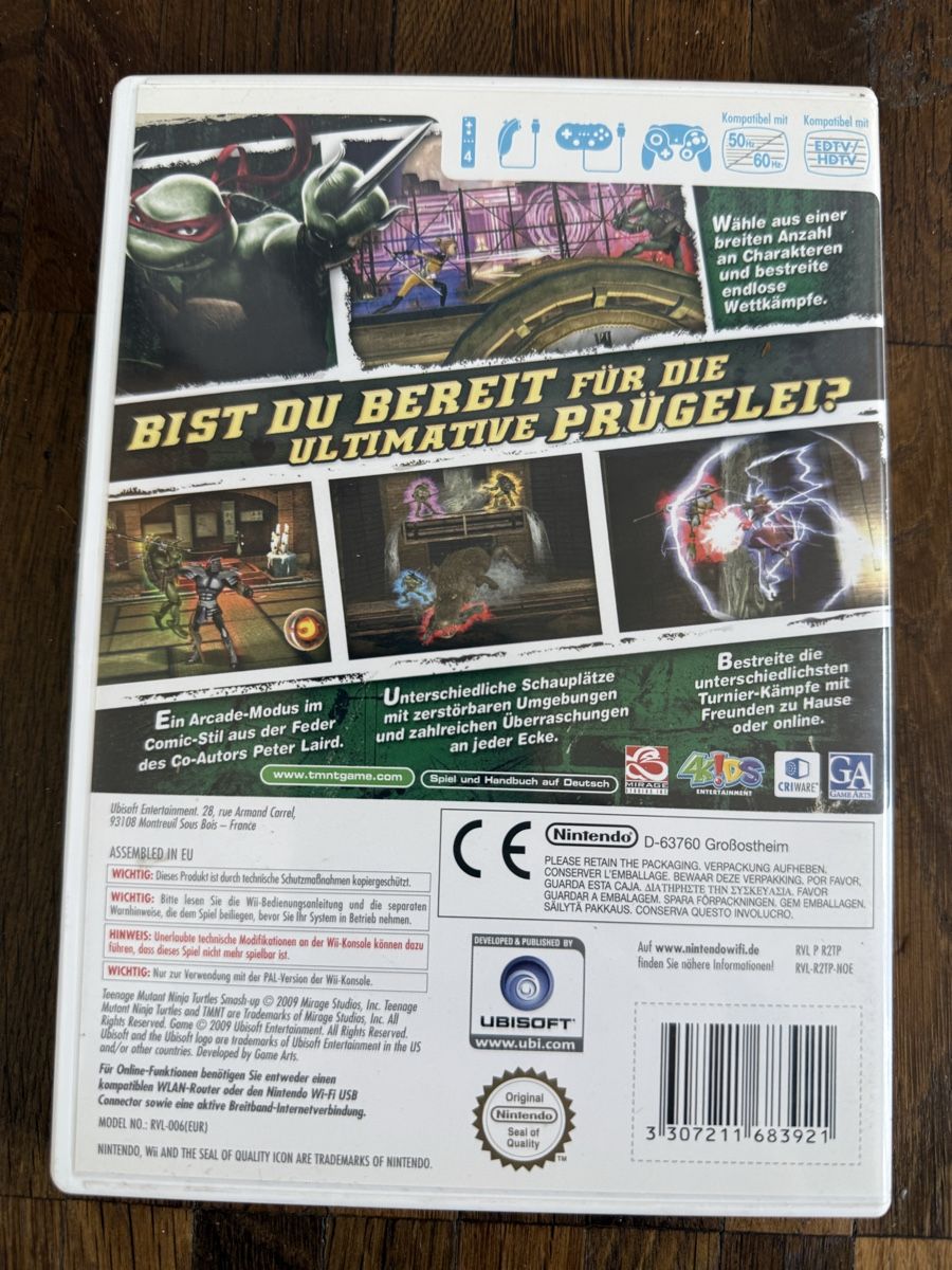 Nintendo Giochi: Turtels für Nintendo Wii – Usato da Bäch SZ venduto da Retroandy 2