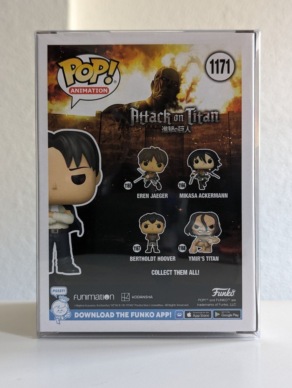Funko Statuette: Funko Pop! - Attack on Titan - Formal Levi - 1171 – Nuovo (secondo la descrizione) da Frauenfeld venduto da pakschual 2