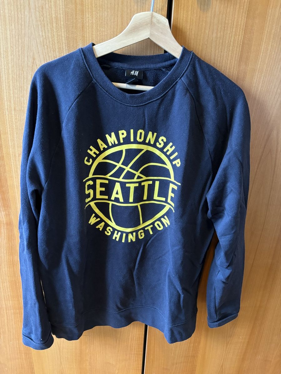 H&M Maglioni & Felpe: H&M blue pullover (size L) – Usato da Colombier VD venduto da jaredein