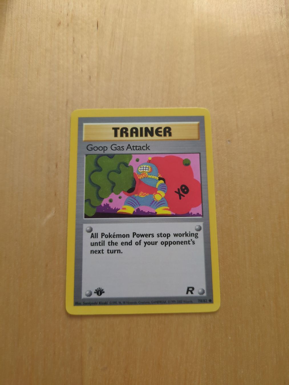 Pokémon Carte collezionabili: Trainer Goop Gas Attack - Team Rocket Set 1st edition – Usato da Genève venduto da ims1