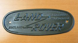 Land Rover Plakette, Original, Top Zustand, Rarität! (52)