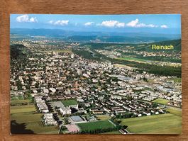 AK Reinach BL Flugaufnahme 1983