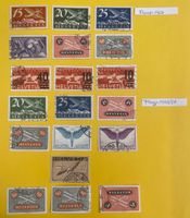 Flugpost gestempelt diverse 1923/1933/37 u.weitere