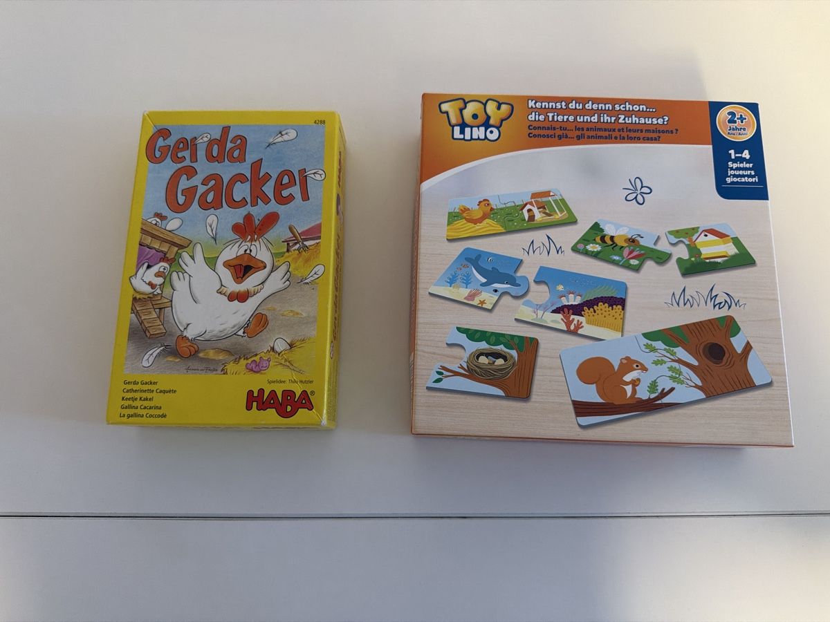 Spiele: Kinderspiele ab 2 Jahren muss bis 30.09.26 weg sein – Gebraucht aus Samedan von Tiina__93