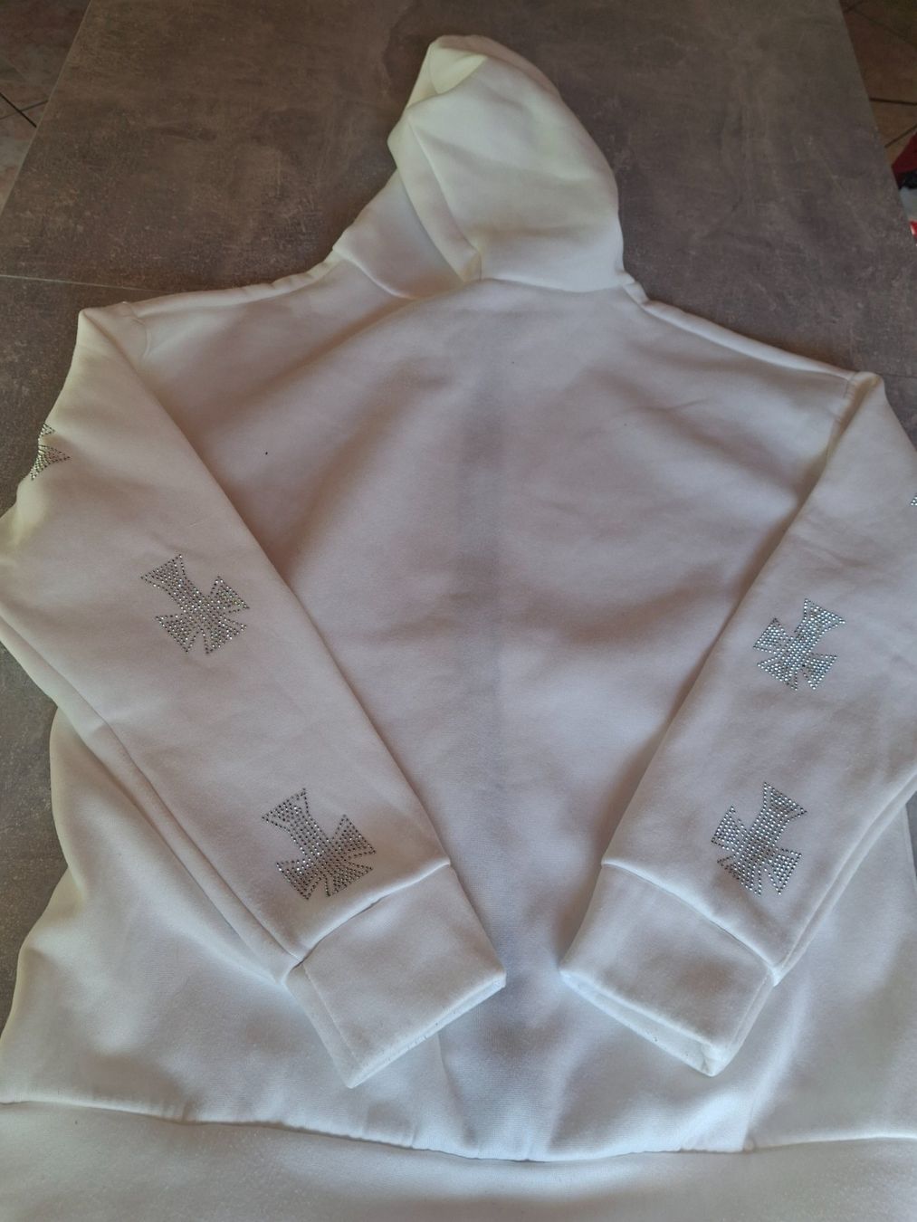 Giacche: Veste - jaquette taille L avec capuchon et strass – Usato da Villiers venduto da san_jn5w 5