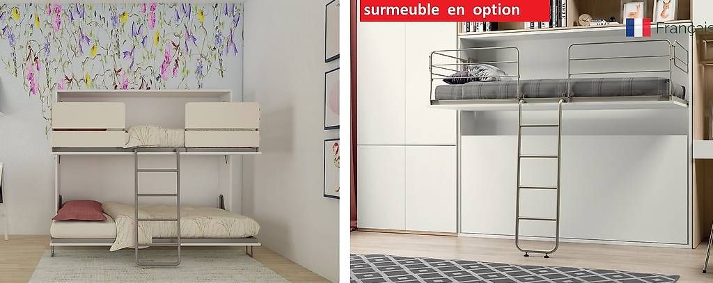 Letti: Lit à étages escamotable 90 x 200 cm – Nuovo e nell'imballaggio originale da Lausanne venduto da casa56 9