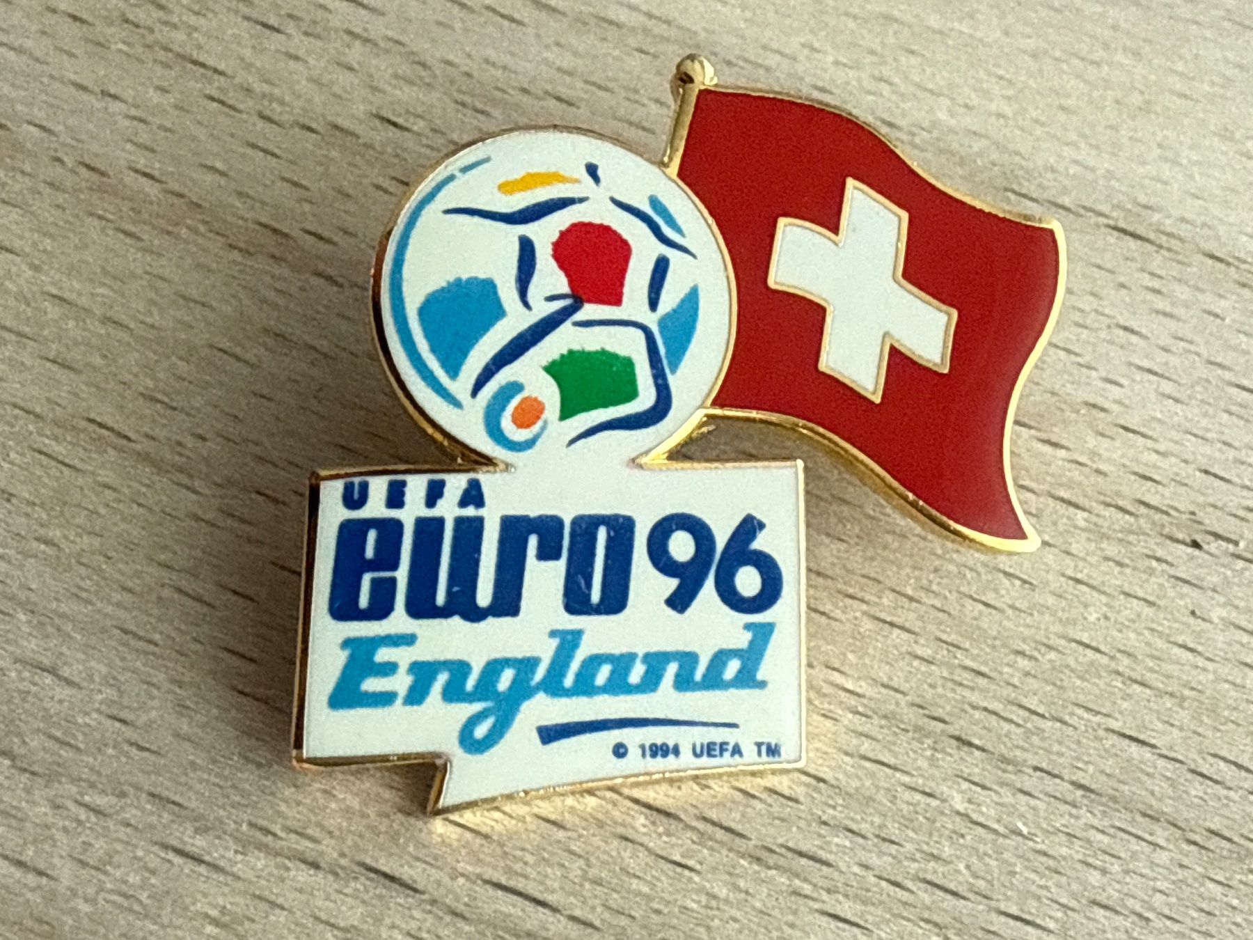 Plaketten & Abzeichen: Pin EM 96 England – Gebraucht aus Glattbrugg von Schweigmatt