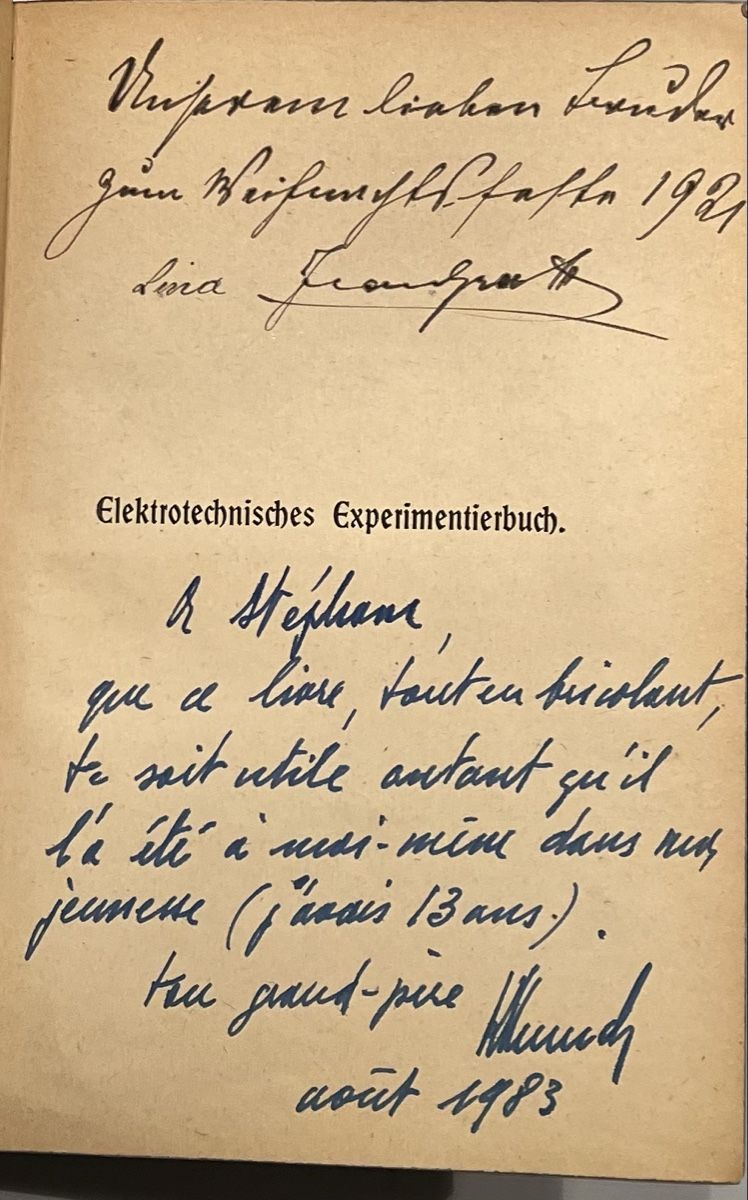 Libri: Elektrotechnisches Experimentierbuch 1920 Jugendstil Technik – Nuovo (secondo la descrizione) da Oberhofen Thun'see venduto da SwissTreasure 2
