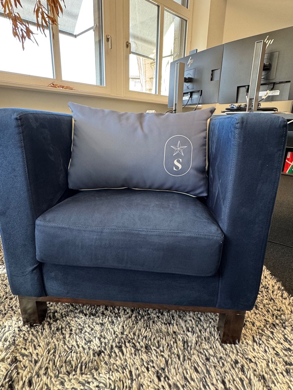 Sofas: Lambert 2-Sitzer Sofa und Fauteuil - Dunkelblau – Gebraucht aus Diessenhofen von Osio 1
