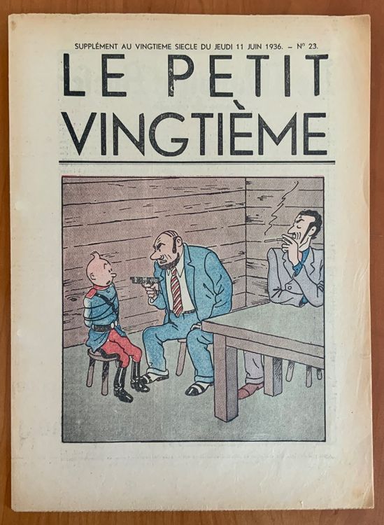 Le Petit Vingtième (Tintin, Hergé), Nr. 23 vom 11.6.1936 (Gebraucht) in ...