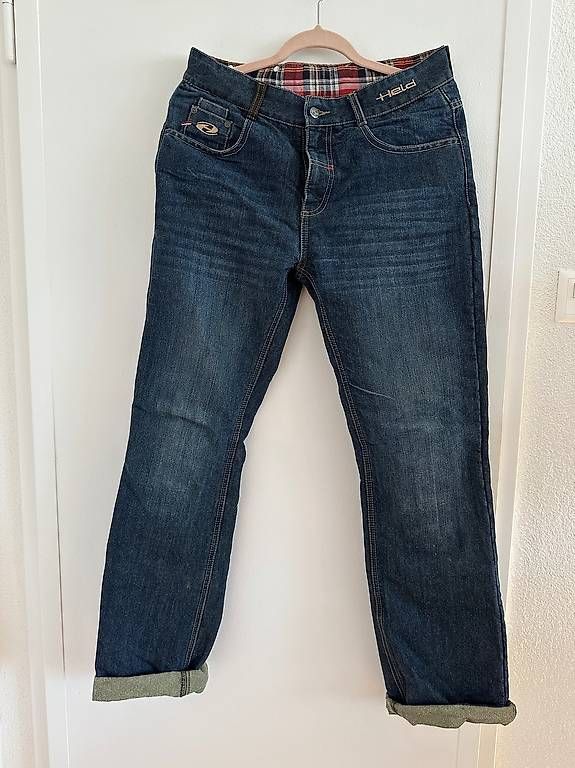 Held Jeans: Held Crackerjack Motorrad-Jeans Grösse 34/34 – Usato da Bern venduto da ron_6tkl