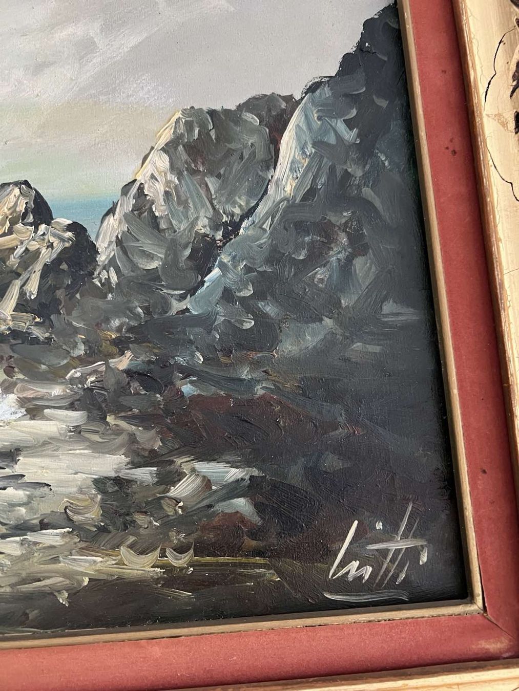 Dipinti: Gemälde Pietro LIETTI - 1928 – Usato da Basel venduto da M.M_ 3